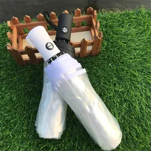 Automatic Foldable Transparent Umbrella, Waterproof Durable Portable, Ideal Gift for Friends, Perfect for Rainy Days