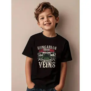 ' Hungarian Cultural T-Shirt - Hungary Flag Colors (Red, Green) - Lightweight Summer Tee with Hungarian Text - Everyday & Cultural Pride Apparel - EU & American