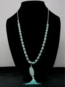 Kendra Scott 14k Gold-Plated Turquoise & Tassel Beaded Cord Necklace