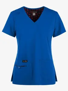 koi Basics Becca Women's 4-Pocket STRETCH V-Neck Scrub Top koi Basics Becca Women's 4-Pocket STRETCH V-Neck Scrub Top