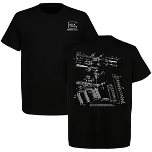 Glock Gen 5 Engineering T-Shirt,Tactical Apparel,Full Colour Perfect for Fans Classic American Style,Gift For Dad