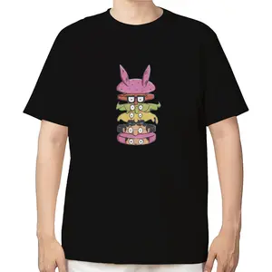 Bob’s Burgers Shirt, Funny Belcher Family Tee, Vintage Cartoon Sitcom Top, Meme Gift for Friends Coworkers Streetwear Fans