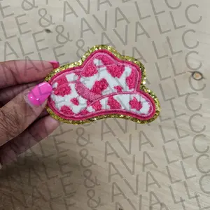 Animal Print Cowgirl Hat Patch (3 Patches)