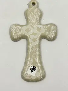 Cross ~ Small ~ 2.75 x 4.75 inch ~ White Cross - T3*