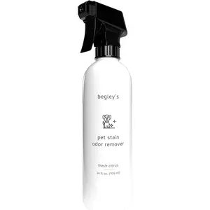 Begley's Pet Stain and Odor Remover - Pet Odor Eliminator for Home - Pet Urine Enzyme Cleaner - Pet Carpet Cleaner for Pets - Enzymatic Cleaner for Dog Urine, Cat Pee, Feces, Fluids - 24 Ounce