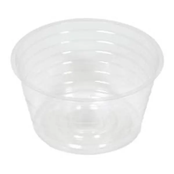Midwest Air Technologies 7506595 6 in. Gardener Blue Ribbon Clear Plastic Plant Liner