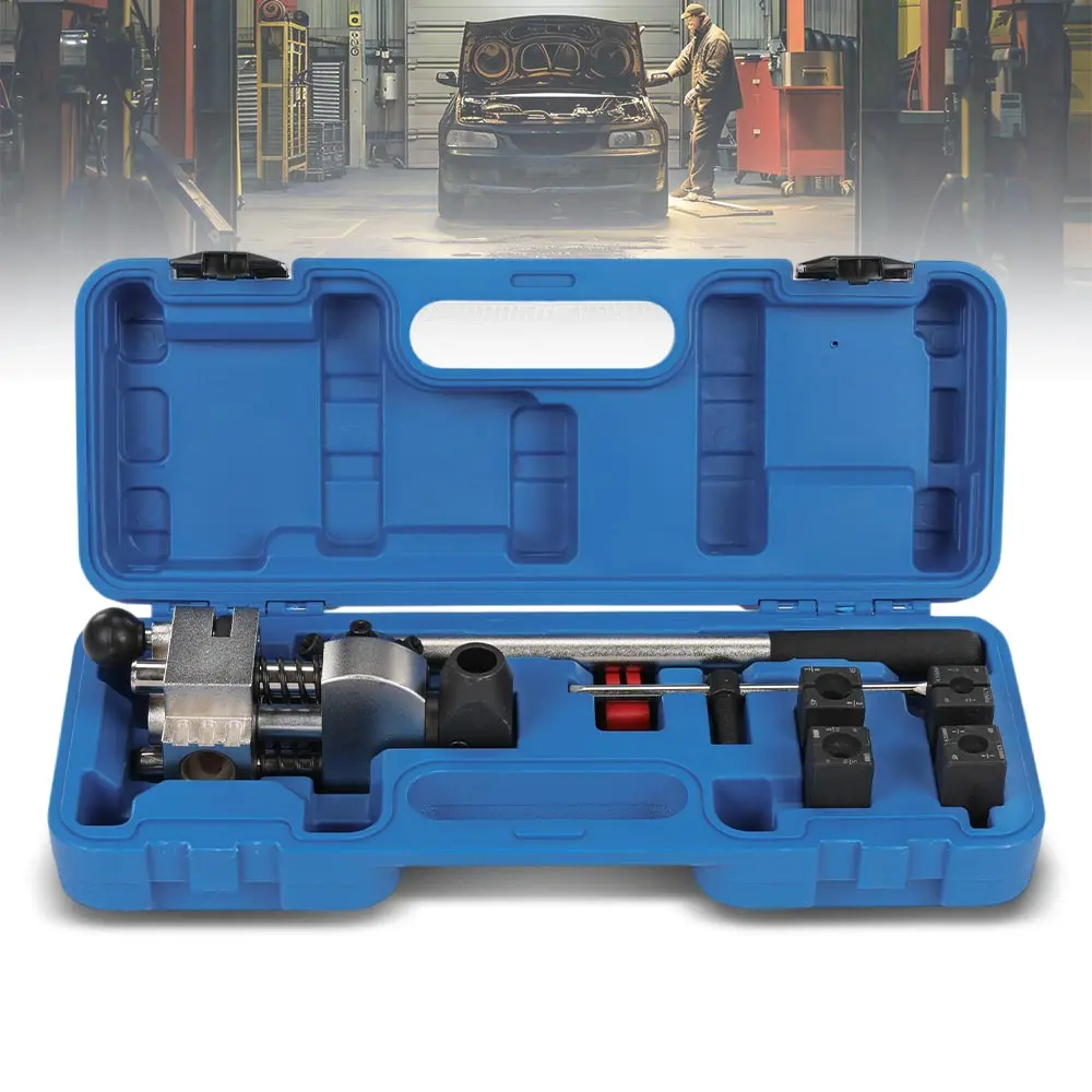 New Brake Pipe Flaring Tool Kit Tube Brake Line Flaring Tool Kit for Steel