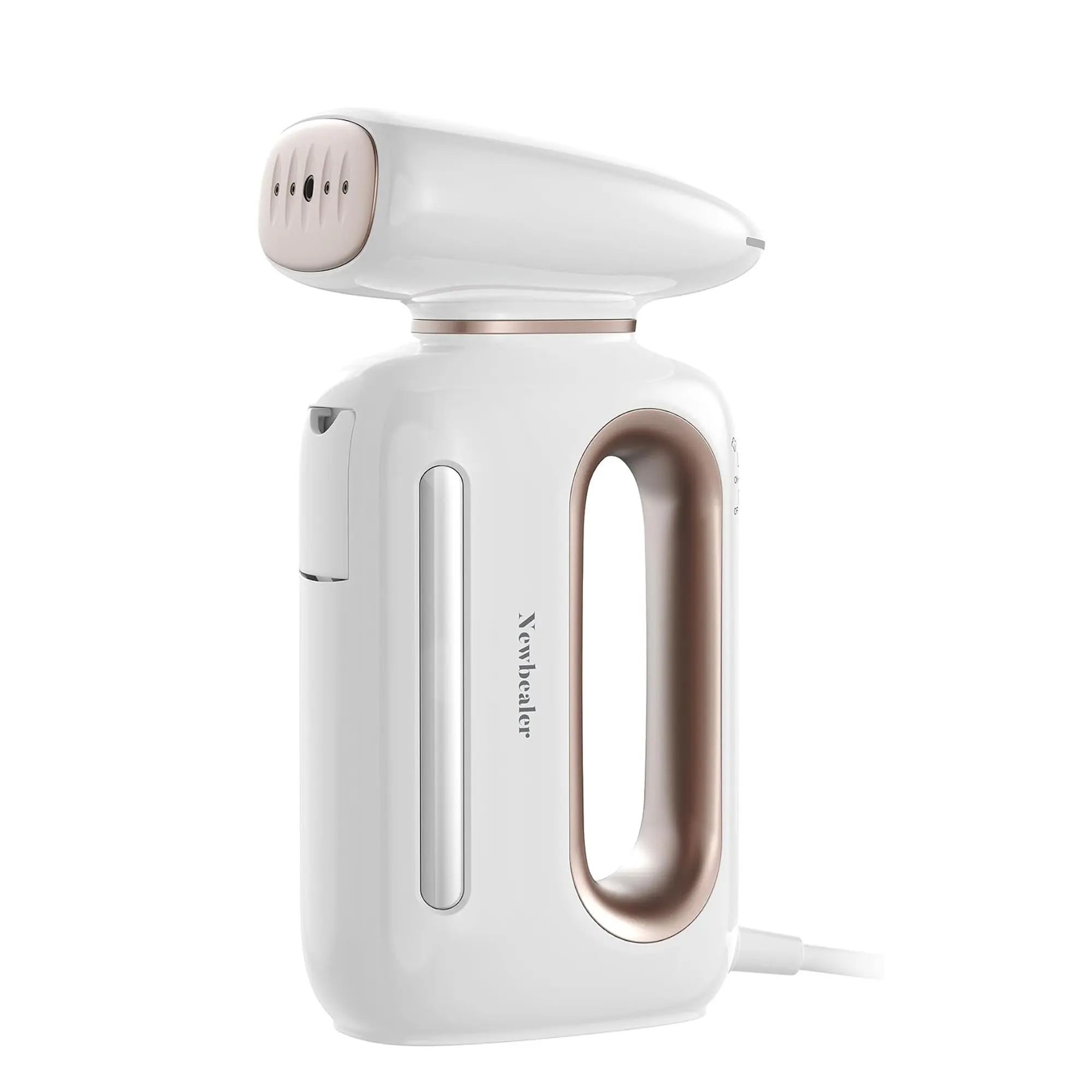 Newbealer Handheld Fabric Steamer 850W Portable Wrinkle Remover for 120V | Horizontal & Vertical Steaming, 360° Leakproof Pump-driven Design, 30s Fast Heat Up, 230ml Water Tank, for Home, RV & Hotel