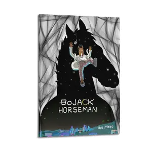 BoJack Horseman Modern Art Deco Painting Art Poster Wall Decoration Wall Poster Art Wall Rich Art Painting Corridor Art Painting Decoration