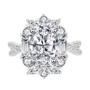 Lace diamond engagement ring — fully set with diamonds, multi-layer stackable rings, stylish accessory, wedding style, light luxury women’s gift