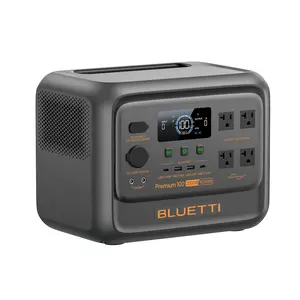 BLUETTI Premium 100 V2 Portable Power Station 2000W 1024Wh – Home Backup Battery for Emergencies, Camping & Travel