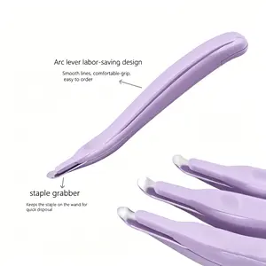 1pcs Magnetic Staple Remover Tools, Ergonomic Design for Easy Grip, Universal Staples Puller, Office School Home Essential Supplies
