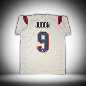 Matthew Judon New England Patriots Autographed Custom Football Jersey With COA (XL)
