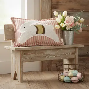 Leaping Bunny Pillow