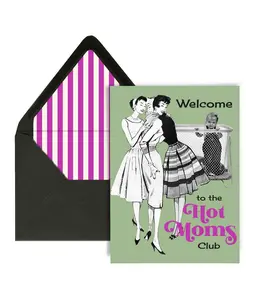 Hot Moms Club Baby Shower Card