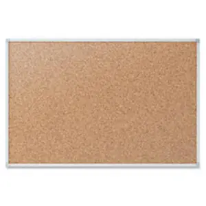 212 MAIN Mead Cork Board - 2 ft. x 1.5 ft. - Oak Frame, Aluminum Frame - Self-Healing Cork Surface