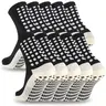 1/3/5/8 Pairs Men’s Soccer Socks Grip Socks Soccer Cushioned Non Slip Grip Sports Football Basketball Socks Tubesocks