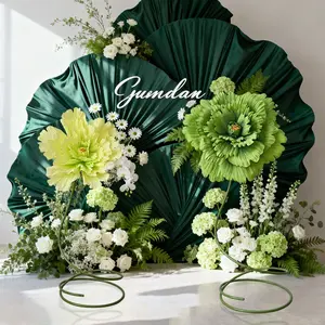 60cm Giant Pe Foam Peony Artificial Flower Branch, Wedding Background Decor, Garden Wall Guide, Stage Party Supplies, Photography Props