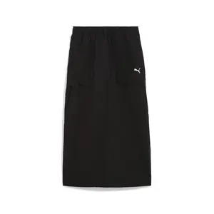 PUMA Womens Future Archive Zip-Off Maxi Woven Skirt Casual Casual - Black