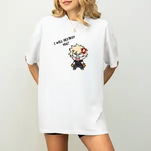 Funny Bakugo T-shirt, Baku MHA Shirt, Katsuki Bakugo Shirt, Trending Anime Tee, Gift For Fans, For Men, For Women