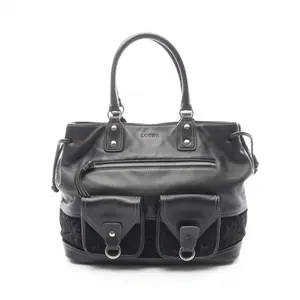 Pre-owned Loewe Suede Shoulder Bags Anagrama Leather Handbag