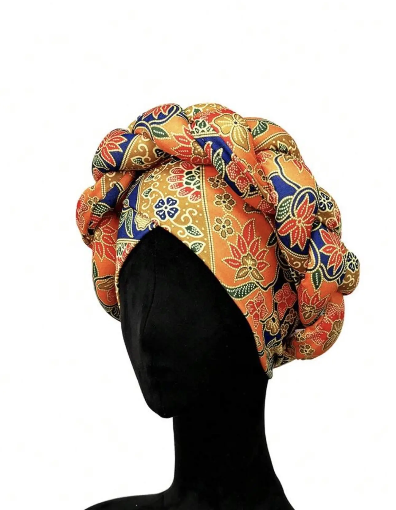 African Floral Print Headscarf/Head wrap - Vibrant Colors & Cultural Flair - One Size Fits All - Comfortable & Versatile Accessory - Elevate Your Style with African Tradition