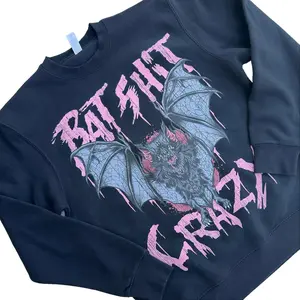 Crewneck Sweatshirt - Bats, Halloween, Fall, Spooky Sweatshirt, Devil Sweatshirt