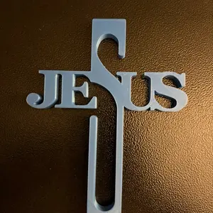 Jesus Wall Decoration - Cross Design for Religious Home Decor