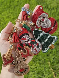 Fashion keychain with crystals