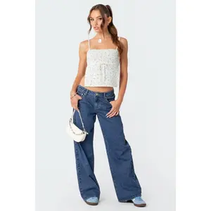 Raelynn Washed Low Rise Jeans
