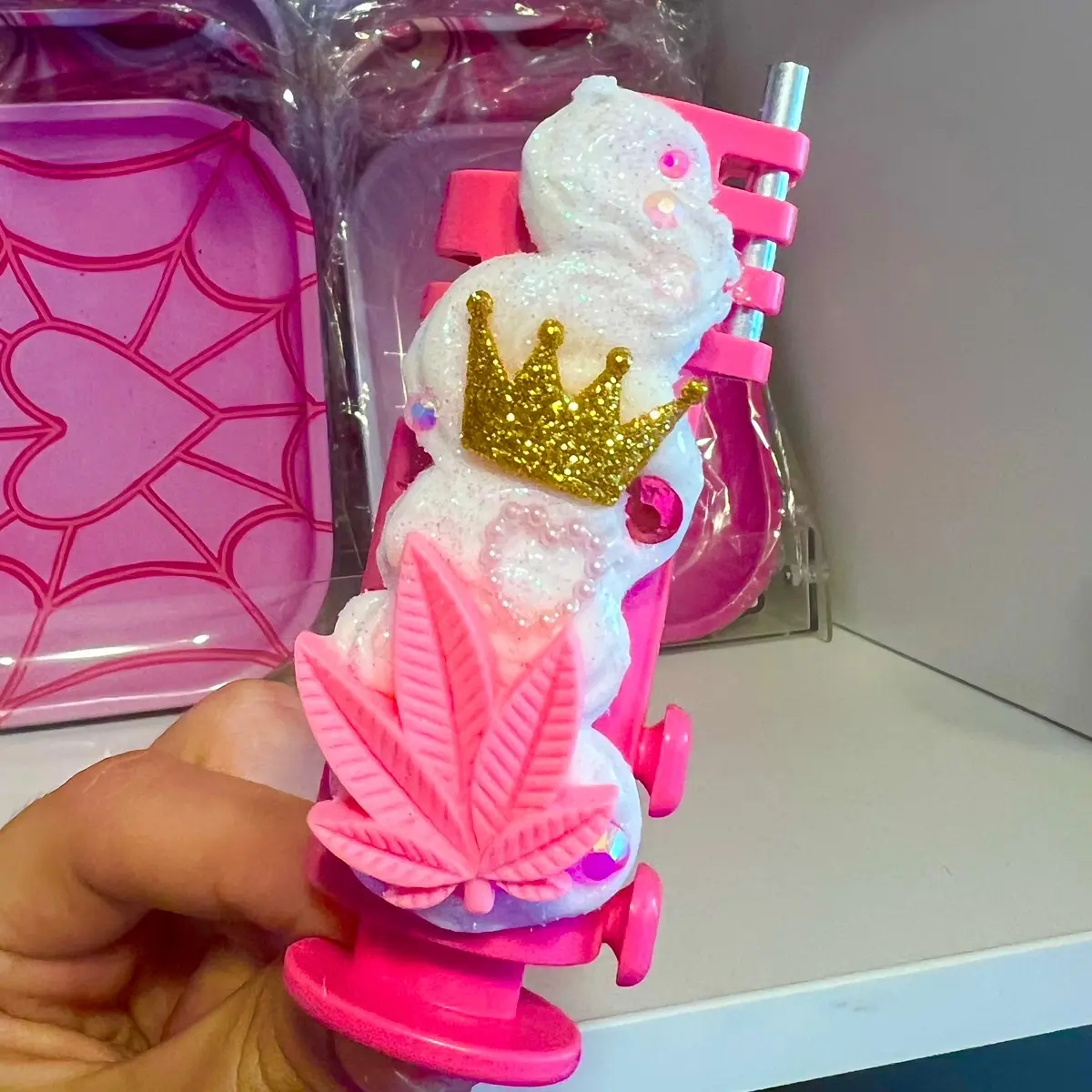 Custom Pink Lighter Case