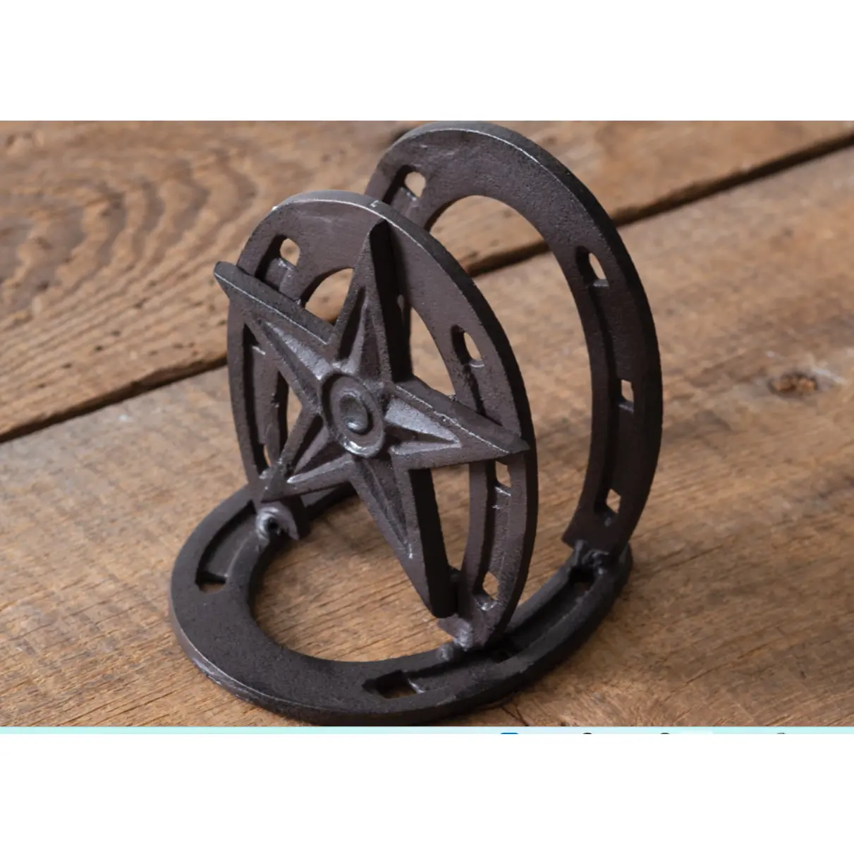 Western Cast Iron Napkin Holder