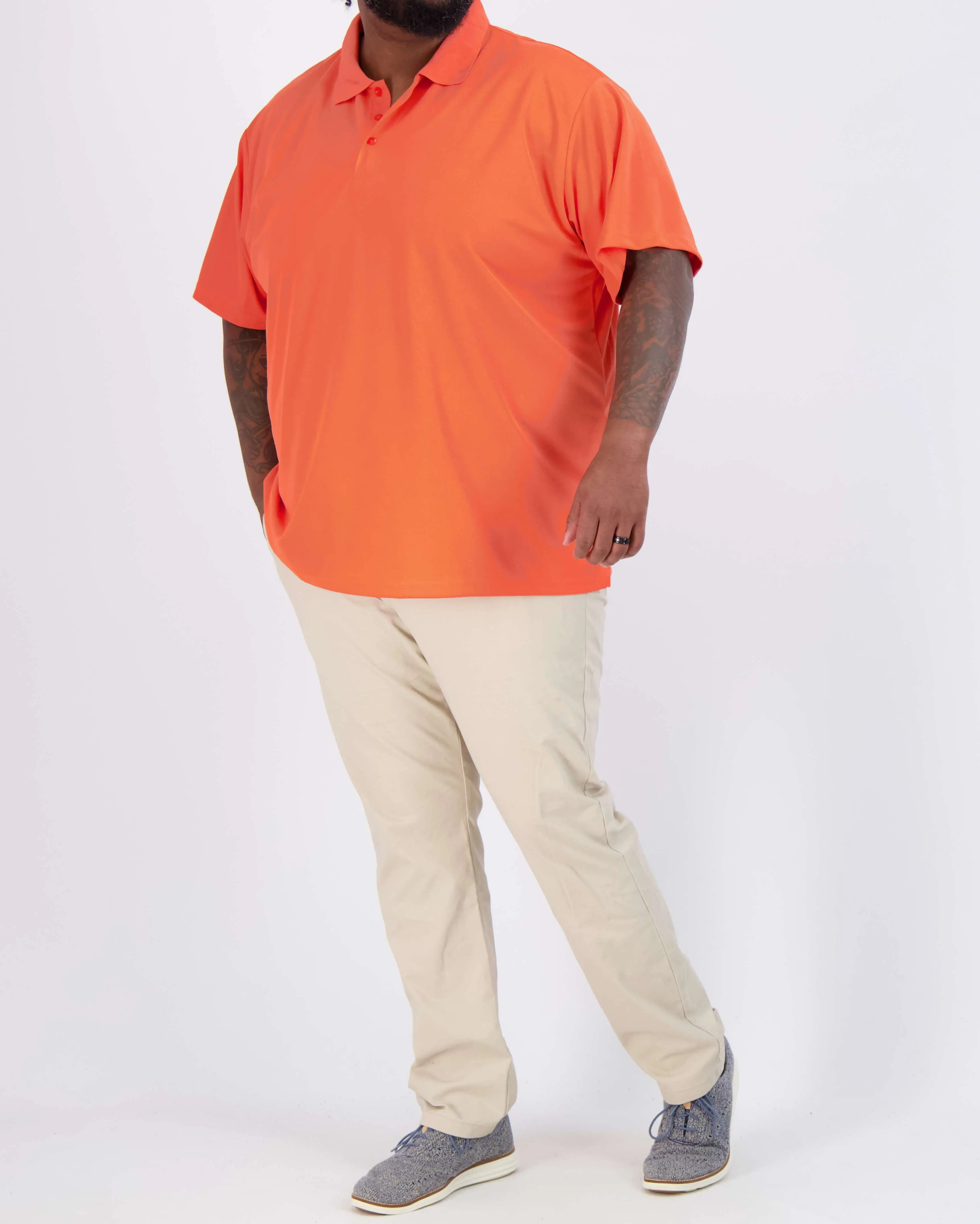Real Essentials 3 Pack: Men's Quick-Dry Short Sleeve Athletic Performance Polo Shirt (Available In Big & Tall) Real Essentials 3 Pack: Men's Quick-Dry Short Sleeve Athletic Performance Polo Shirt (Available In Big & Tall)