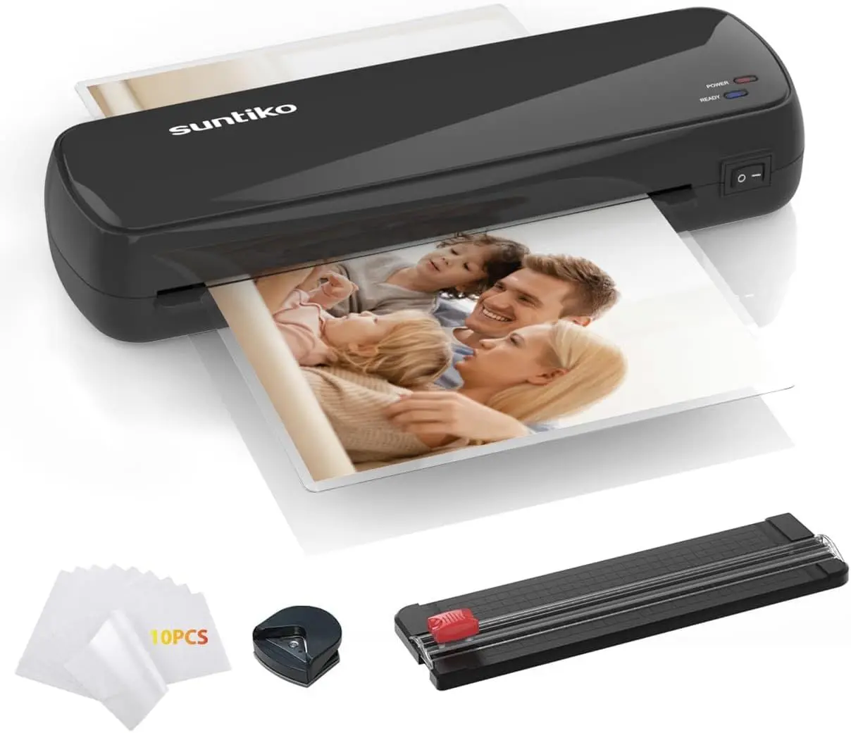 All-in-One Laminator for A4, A5, A6 - Fast Warm-Up & Premium Color Preservation for Home, Office & School