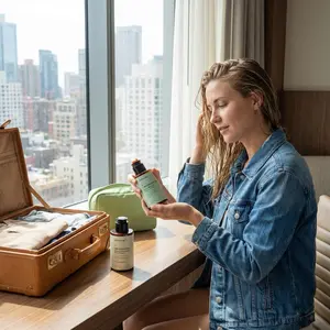 PEPTIVINE Oily Roots & Dry Ends Rescue Kit | #1 Shampoo & #4 Conditioner Bundle (100ml x2)