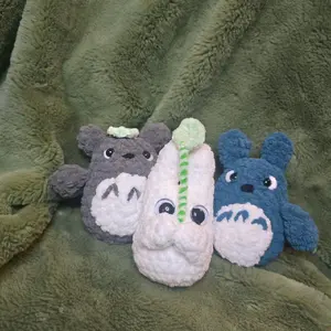 Totoro Crochet Plushie - Adorable Soft Plush Toy for Kids and Adults