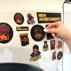 RANDOM Dungeon Crawler Carl Die-cut Magnet, Princess Donut and Mongo Fridge Magnets Decor, DCC Gift, LitRPG