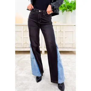 Double Take By Denim BAR - Wide Leg Jeans