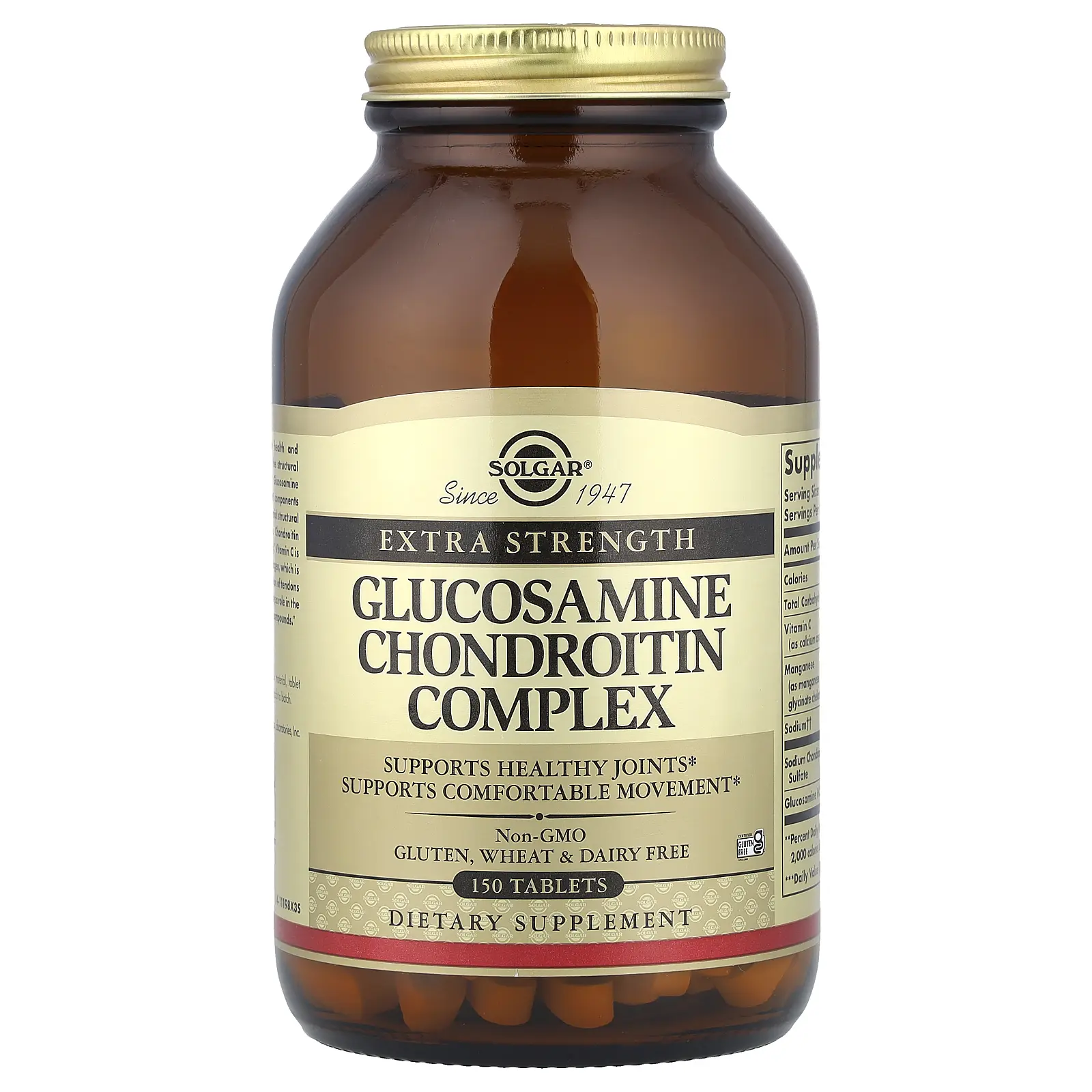 Solgar Glucosamine Chondroitin Complex, 150 Tablets | HSA/FSA Eligible