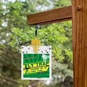 Fly Trap with Fly Bag, Portable Outdoor Hanging Fly Catcher, Fly Trap Bag for Indoor & Outdoor, Summer Outdoor Play Catcher Bag