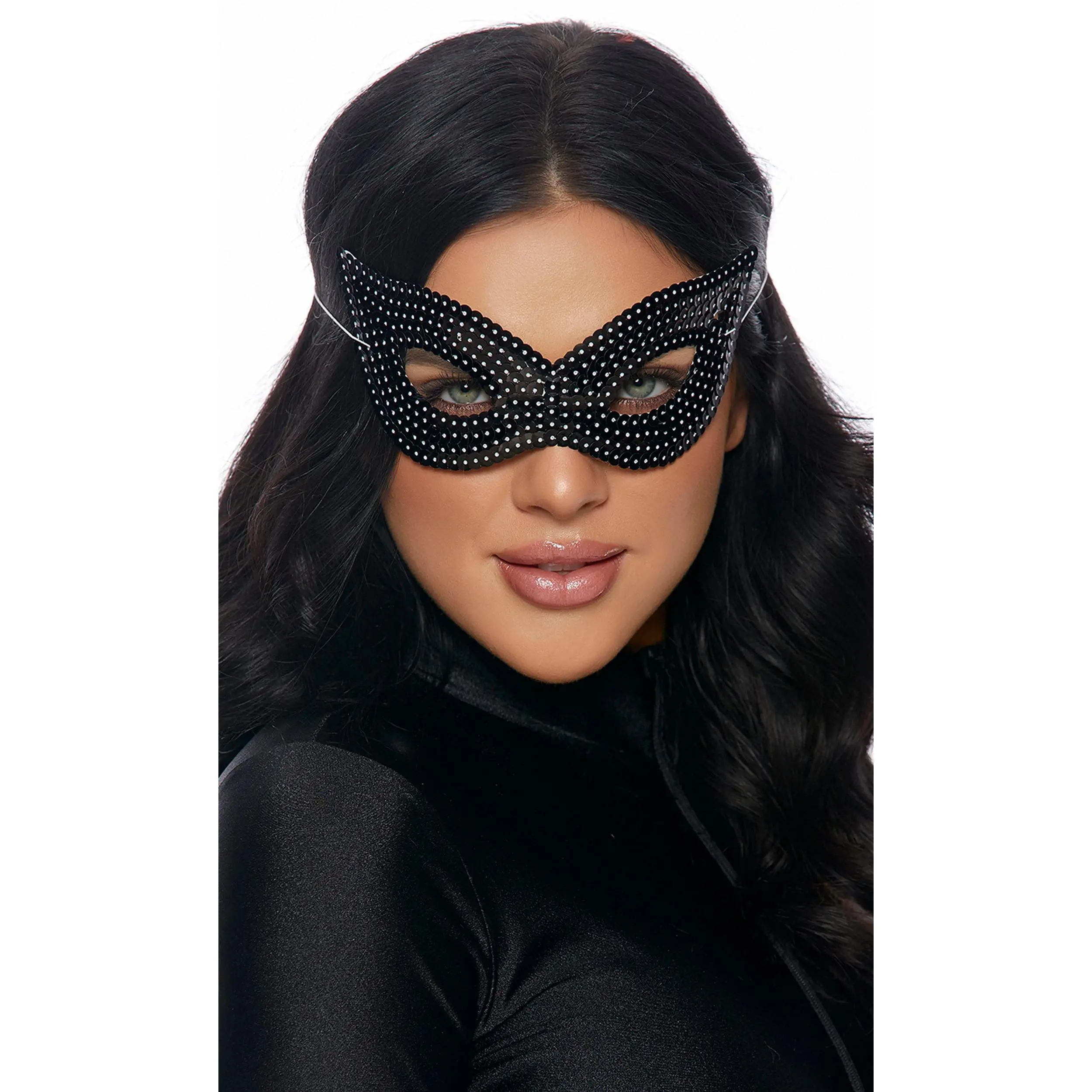 Sexy Mystery Sequin Costume Mask