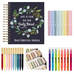 Mr. Pen – Essentials Bundle, 5-Piece Set, Christian Journal, Bible Pens, Gel Highlighters, Dual Tip Highlighters, and Bible Tabs, Bible Journaling Supplies, Faith Journal Set, Gift for Women