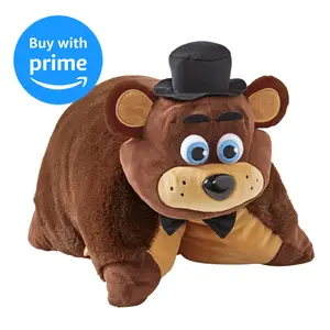 Brown Gamer Bear Pillow Pet