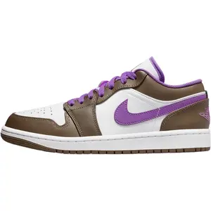 Men's Air Jordan 1 Low Palomino/Wild Berry-White (553558 215)