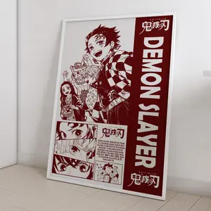 Friends Demon Slayer Anime Poster, Friends Kimetsu No Yaiba Tanjiro Nezuko Inosuke Zenitsu Anime Posters Decor Photo
