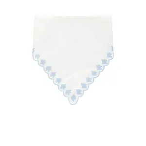 For Love & Lemons Poppy Poplin Headscarf in White