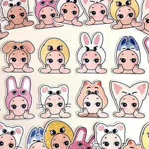 Character Sticker Pack | Handmade Stickers | Stationery