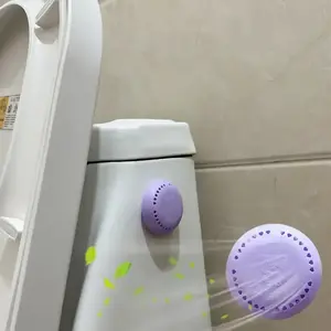 10-Piece Long-Lasting Aromatherapy Air Freshener Refill Pack, Includes Extra Shell, Sakura Rose Lavender Scented Solid Deodorant Tablets