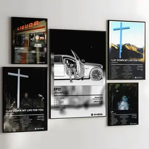 Singer Rapper J-JPEGMAFIA Album Cover Poster Effortless Style Upgrade HD Wall Art | Waterproof Peel & Stick Trendy Decor | Fade-Resistant Durable Style | Chic Home Gift for Any Space