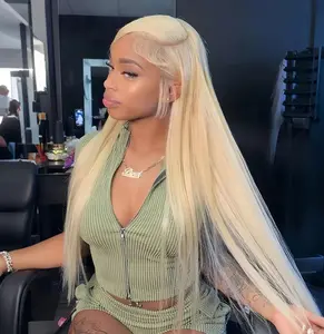 Tahikie 613 250% Density Blonde HD Front Lace Bob Wig 13x6 Straight Frontal Human Hair Wigs For Women Pre Plucked Natural Hairline With Baby Human Hair Wigs #SummerVibes